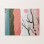 Mount Fuji Japan Vintag Puzzle (Horizontal)