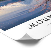 Mount Fuji Japan Wall Art, Iconic Volcano  Poster (Ecke)