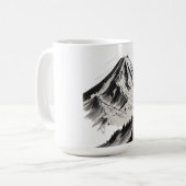 Mount Fuji Japanisch Kaffeetasse (Vorderseite Links)