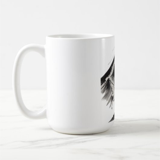 Mount Fuji Japanisch Kaffeetasse (Links)