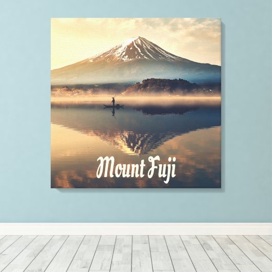 Mount Fuji Leinwanddruck (Insitu (Holzboden))