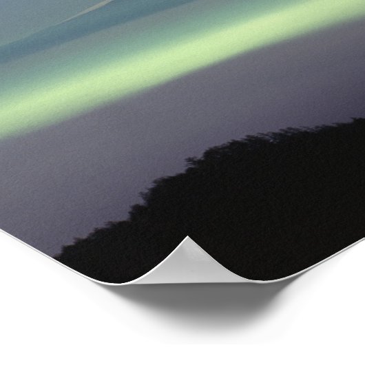 Mount Fuji Poster (Ecke)