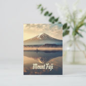 Mount Fuji Postkarte (Stehend Vorderseite)