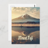 Mount Fuji Postkarte (Vorne/Hinten)