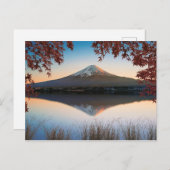Mount Fuji Postkarte (Vorne/Hinten)