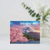 Mount Fuji Postkarte (Stehend Vorderseite)