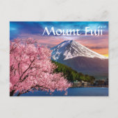 Mount Fuji Postkarte (Vorderseite)