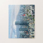 Mount Fuji, schönes Tokio, Japan Puzzle (Vertikal)