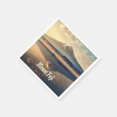 Mount Fuji Serviette (Ecke)