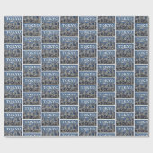 Mount Fuji | Shinjuku District Skyline Tokio Japan Geschenkpapier (Flach)