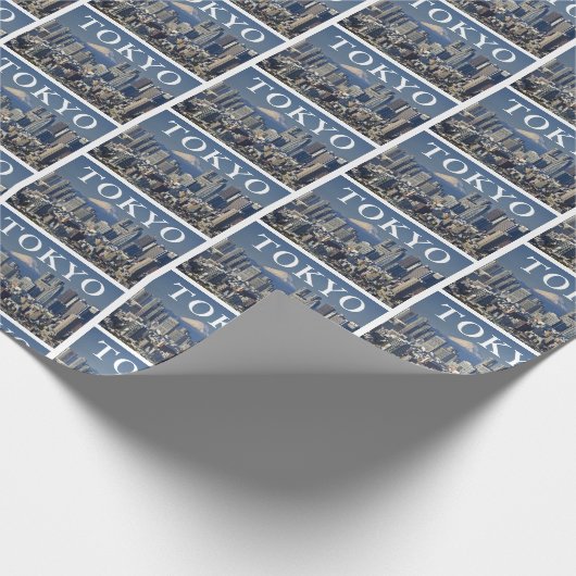 Mount Fuji | Shinjuku District Skyline Tokio Japan Geschenkpapier (Ecke)