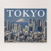Mount Fuji | Shinjuku District Skyline Tokio Japan Puzzle (Horizontal)