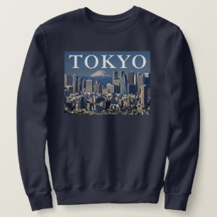 Mount Fuji   Shinjuku District Skyline Tokio Japan Sweatshirt
