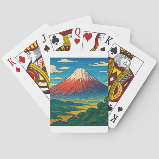 Mount Fuji Spielkarten (Rückseite)