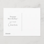 Mount Fuji | Tokio Japan | Happy Birthday Postkarte (Rückseite)