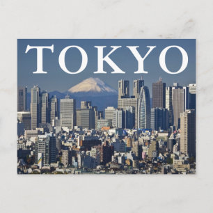 Mount Fuji Tokio Japan Vielen Dank Postkarte