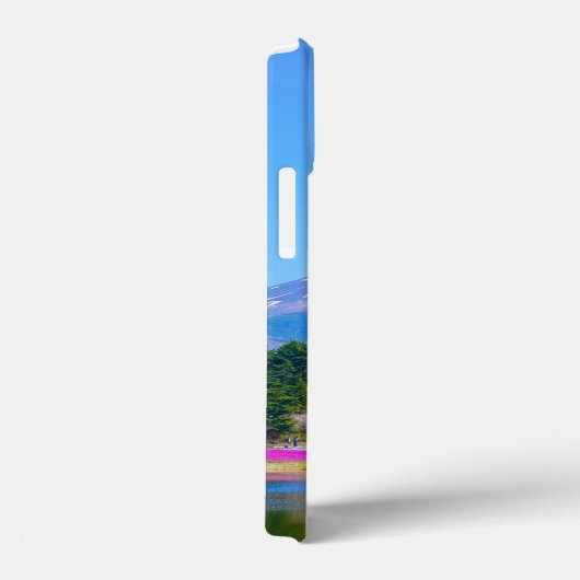 Mount Fuji Trees und Blume Case-Mate iPhone Hülle (Rückseite / Rechts)