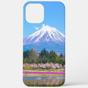 Mount Fuji Trees und Blume Case-Mate iPhone Hülle