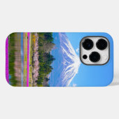 Mount Fuji Trees und Blume Case-Mate iPhone Hülle (Rückseite (Horizontal))