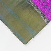 Mount Fuji Trees und Blume Fleecedecke (Ecke)