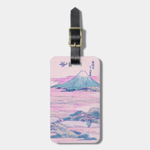 Mount Fuji Ukiyo-e Japanische Vintage Kunst Gepäckanhänger