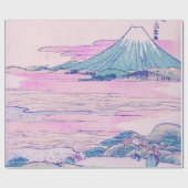 Mount Fuji Ukiyo-e Japanische Vintage Kunst Geschenkpapier (Flach)