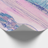 Mount Fuji Ukiyo-e Japanische Vintage Kunst Geschenkpapier (Ecke)