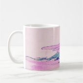 Mount Fuji Ukiyo-e Japanische Vintage Kunst Kaffeetasse (Links)