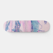 Mount Fuji Ukiyo-e Japanische Vintage Kunst Skateboard (Horizontal)