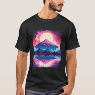 Mount Fuji Vaporwave Ästhetik Japan Sigh T-Shirt