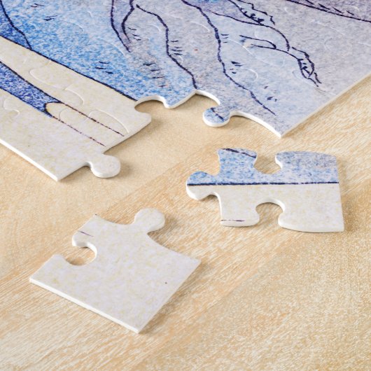 Mount Fuji View from the Hot Springs of Hakone Puzzle (Seite)