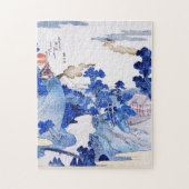 Mount Fuji View from the Hot Springs of Hakone Puzzle (Vertikal)