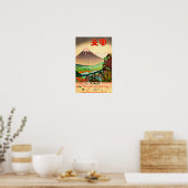 Mount Fuji Vintag Japanisch Poster (Küche)