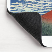Mount Fuji Volcano Japan Malerei Mousepad (Ecke)