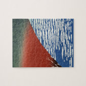 Mount Fuji Volcano Japan Malerei Puzzle (Horizontal)