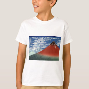 Mount Fuji Volcano Japan Malerei T-Shirt