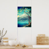 Mount Fuji vom Lake Yamanaka Poster (Küche)