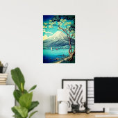 Mount Fuji vom Lake Yamanaka Poster (Heimbüro)