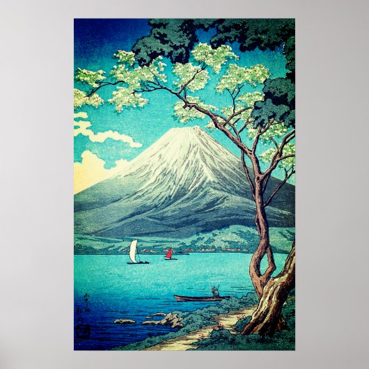 Mount Fuji vom Lake Yamanaka Poster (Vorne)