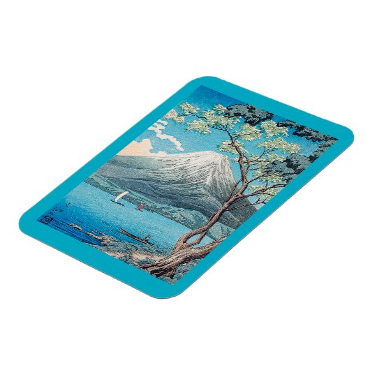 Mount Fuji vom See Yamanaka Magnet (Linke Seite)