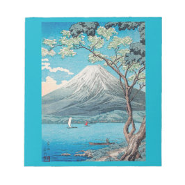 Mount Fuji vom See Yamanaka Notizblock