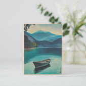 Mount Fuji vom See Yamanaka Postkarte (Stehend Vorderseite)