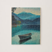 Mount Fuji vom See Yamanaka Puzzle (Vertikal)