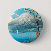 Mount Fuji vom See Yamanaka von Hiroaki Takahashi Button (Vorderseite)