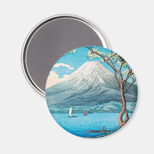 Mount Fuji vom See Yamanaka von Hiroaki Takahashi Magnet (Vorderseite/Rückseite)