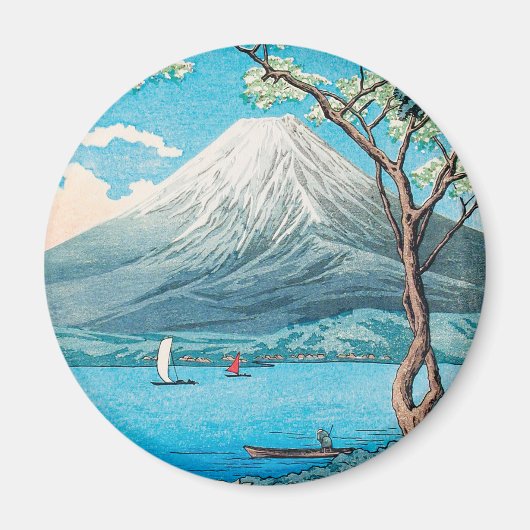 Mount Fuji vom See Yamanaka von Hiroaki Takahashi Magnet (Vorne)