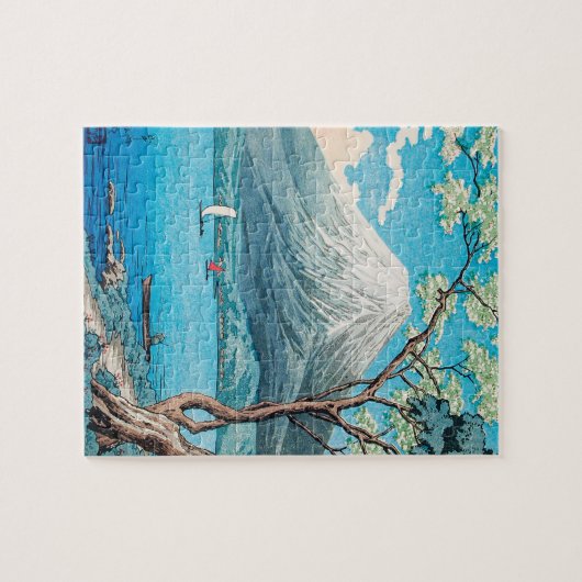 Mount Fuji vom See Yamanaka von Hiroaki Takahashi Puzzle (Horizontal)