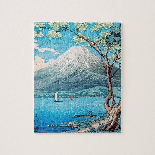 Mount Fuji vom See Yamanaka von Hiroaki Takahashi Puzzle (Vertikal)