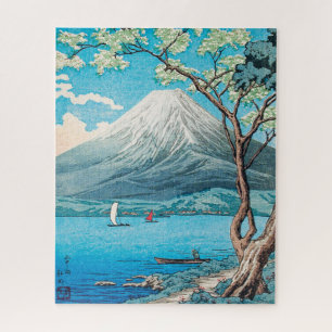 Mount Fuji vom See Yamanaka von Hiroaki Takahashi Puzzle