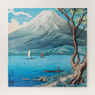 Mount Fuji vom See Yamanaka von Hiroaki Takahashi Puzzle